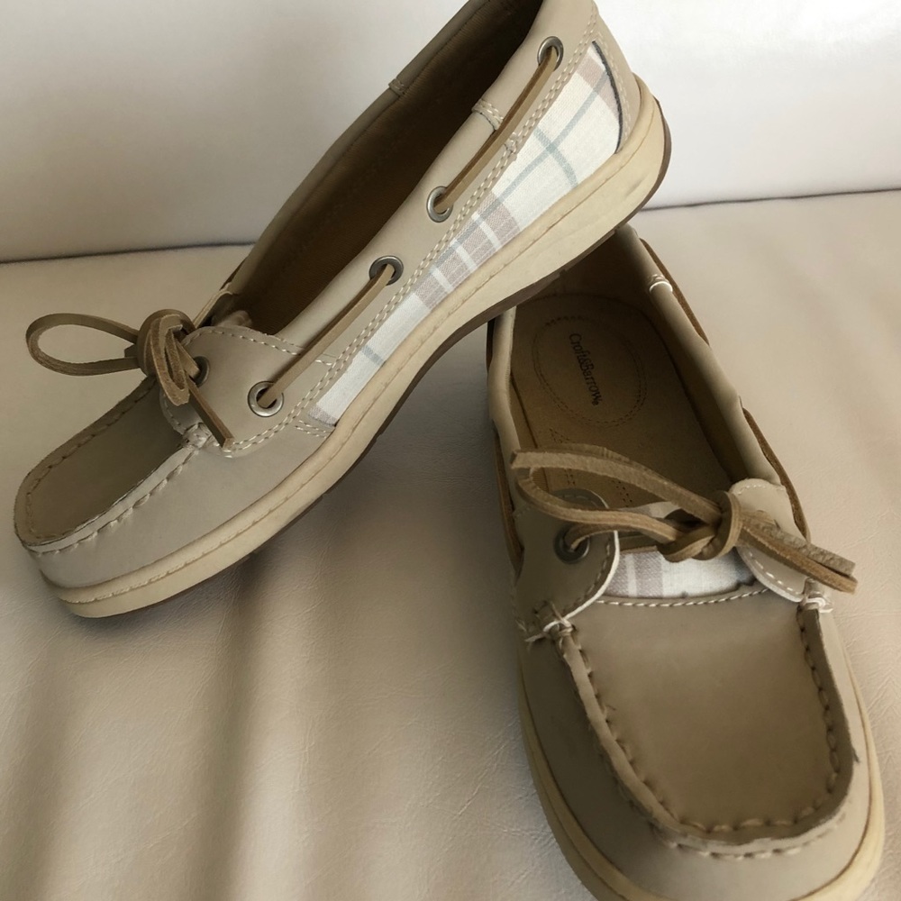 Croft & Barrow Plaid boat shoes